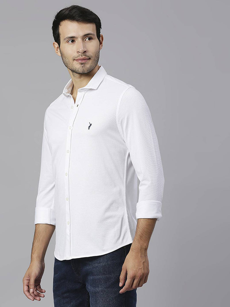 Thomas Scott Men Classic Slim Fit Casual Cotton Shirt