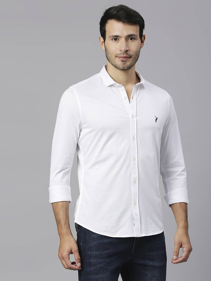 Thomas Scott Men Classic Slim Fit Casual Cotton Shirt
