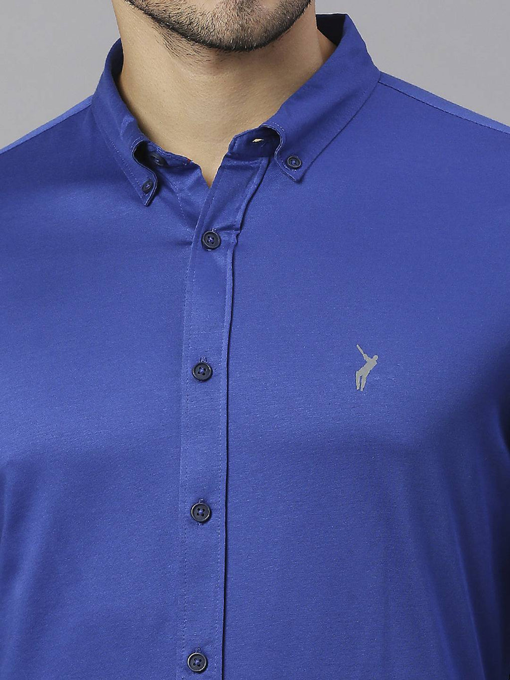 Thomas Scott Men Classic Button Down Collar Slim Fit Cotton Casual Shirt