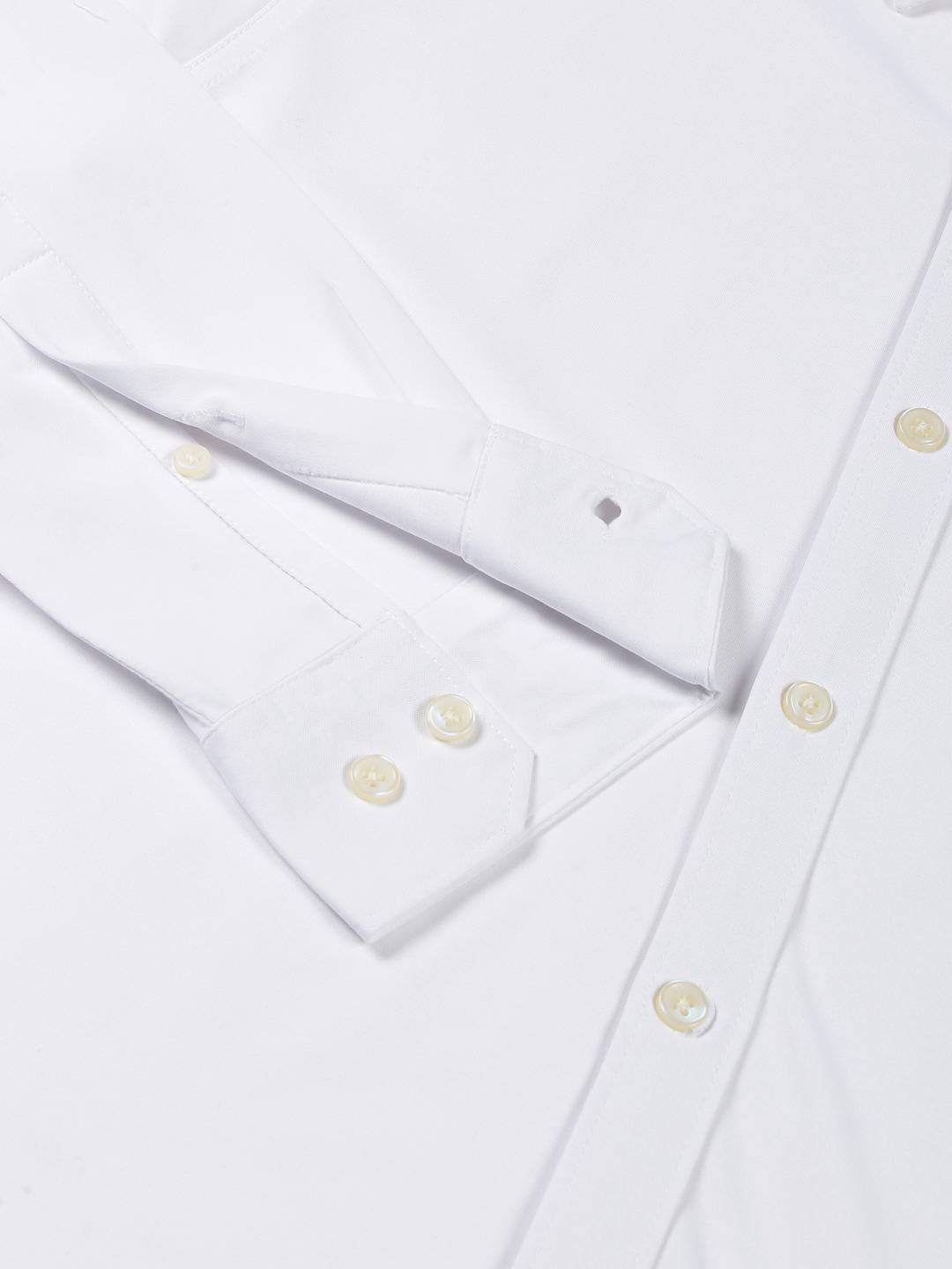 Thomas Scott Men Classic Slim Fit Opaque Casual Shirt