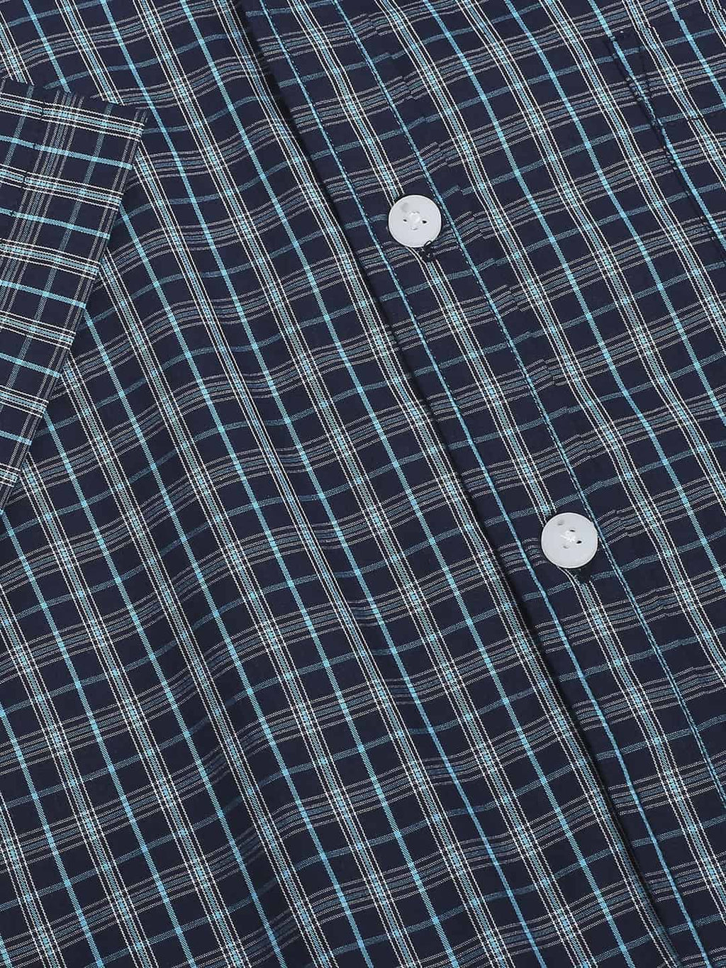 Thomas Scott Men Classic Slim Fit Checked Pure Cotton Casual Shirt