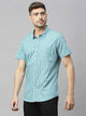 Thomas Scott Men Classic Slim Fit Gingham Checked Casual Pure Cotton Shirt