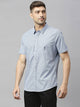 Thomas Scott Men Classic Slim Fit Micro Checks Pure Cotton Casual Shirt
