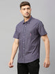Thomas Scott Men Classic Slim Fit Checked Pure Cotton Casual Shirt