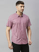 Thomas Scott Men Classic Slim Fit Checked Casual Pure Cotton Shirt