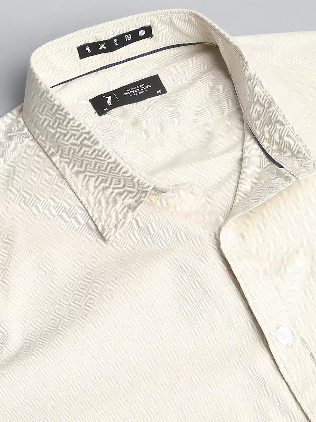 Thomas Scott Men Classic Slim Fit Printed Casual Shirt