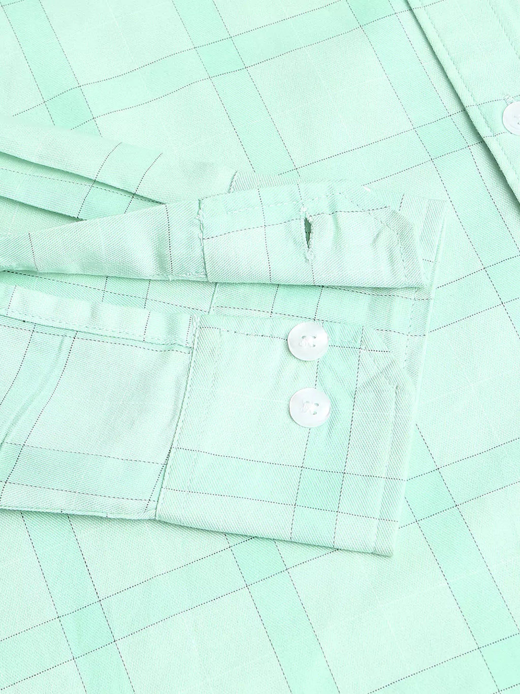 Thomas Scott Men Classic Slim Fit Checked Pure Cotton Casual Shirt