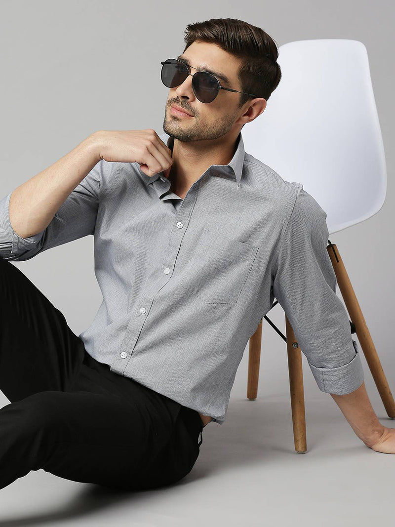Thomas Scott Men Classic Slim Fit Casual Shirt