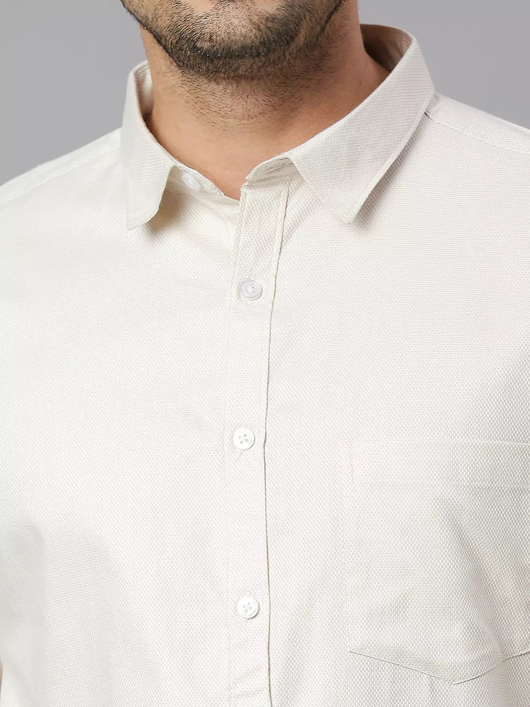 Thomas Scott Men Spread Collar Classic Slim Fit Pure Cotton Casual Shirt