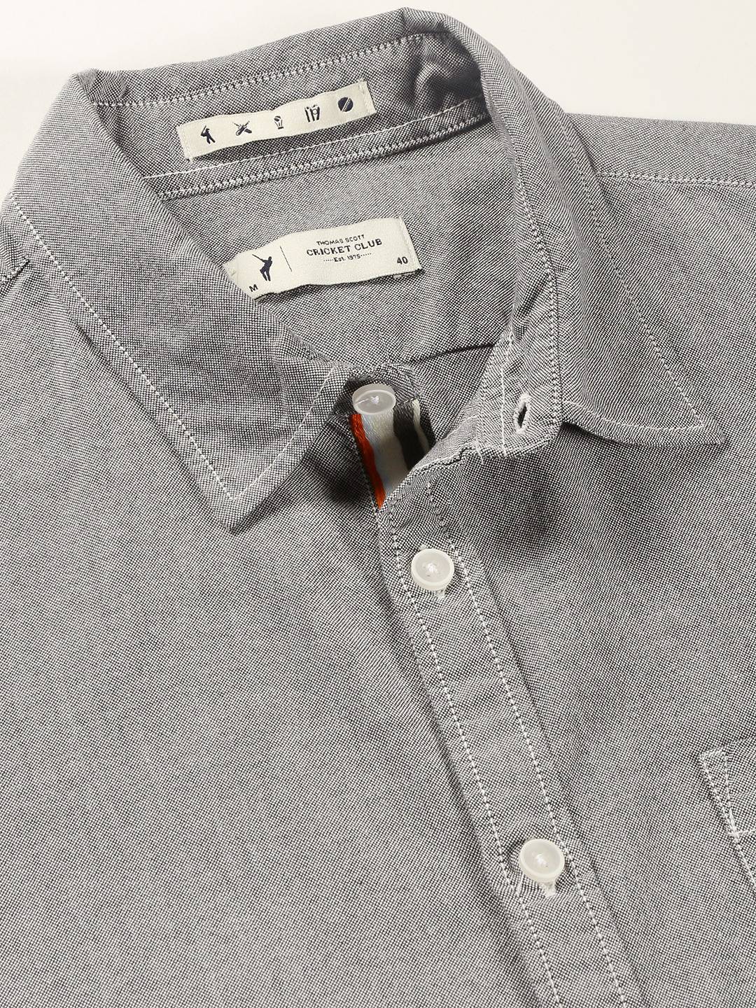Thomas Scott Men Classic Slim Fit Casual Shirt