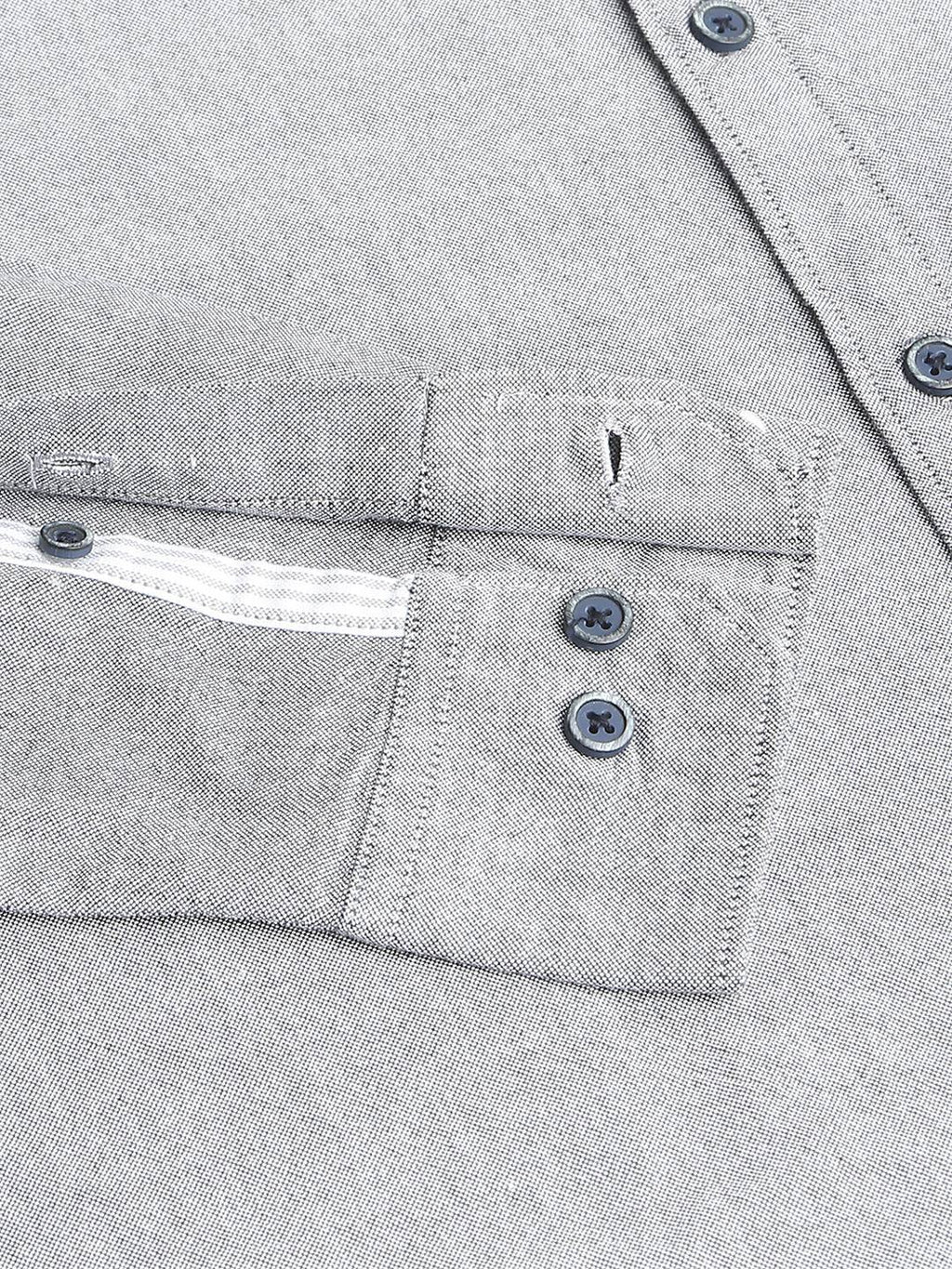 Thomas Scott Men Classic Slim Fit Opaque Pure Cotton Casual Shirt