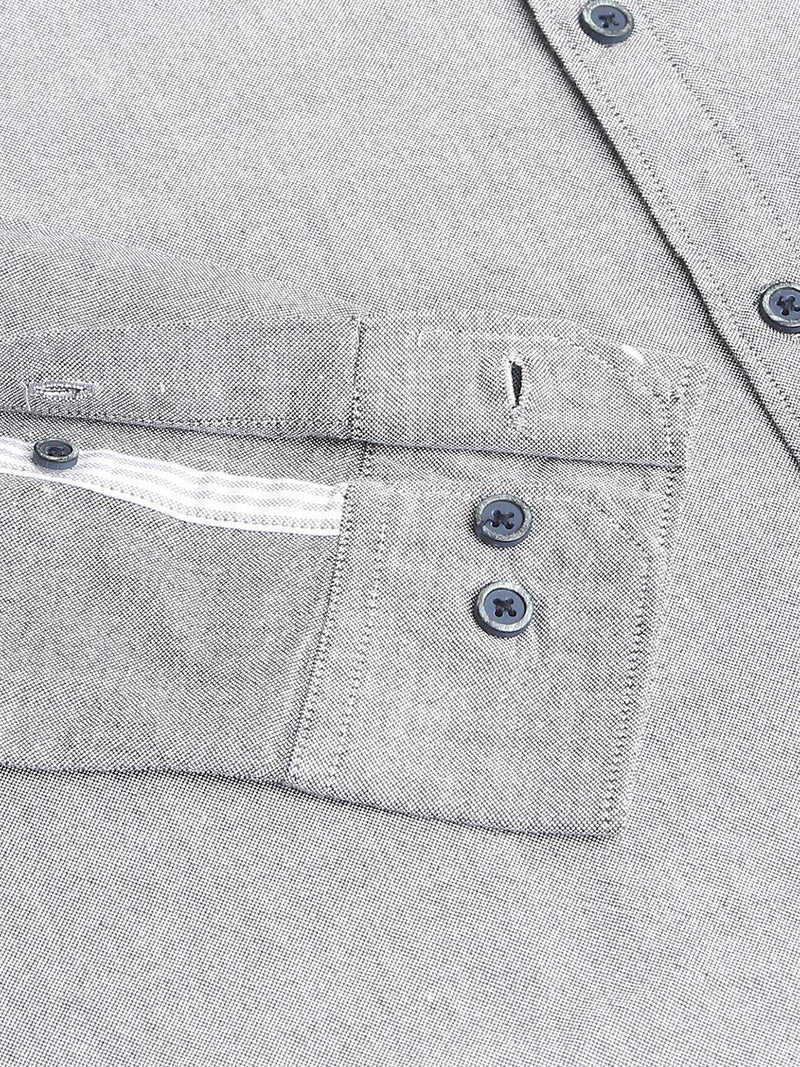 Thomas Scott Men Classic Slim Fit Opaque Pure Cotton Casual Shirt