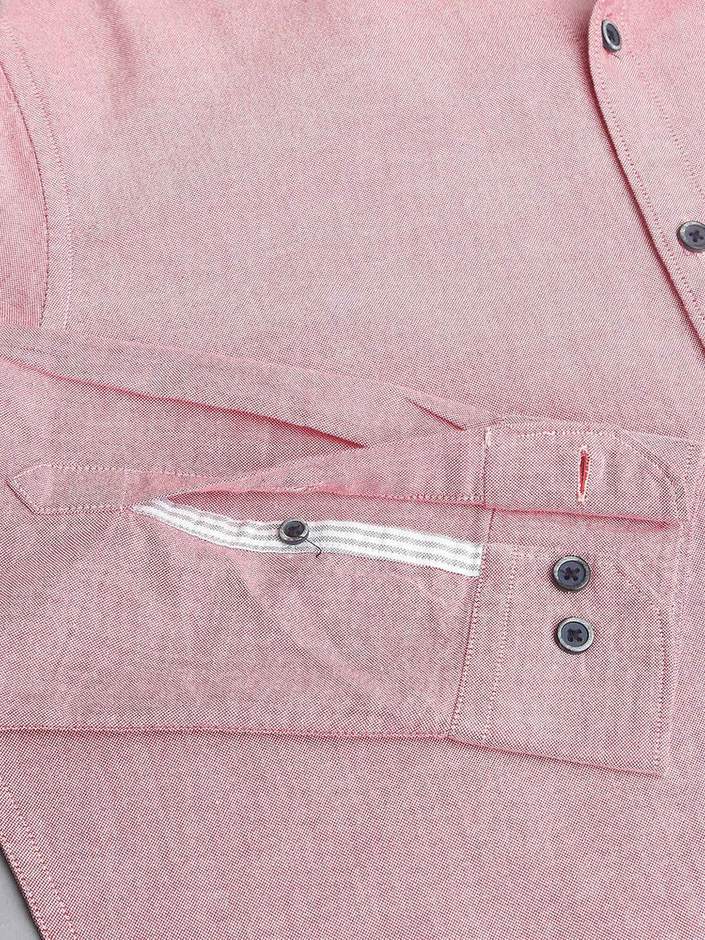 Thomas Scott Men Classic Slim Fit Opaque Pure Cotton Casual Shirt