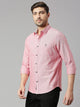 Thomas Scott Men Classic Slim Fit Opaque Pure Cotton Casual Shirt