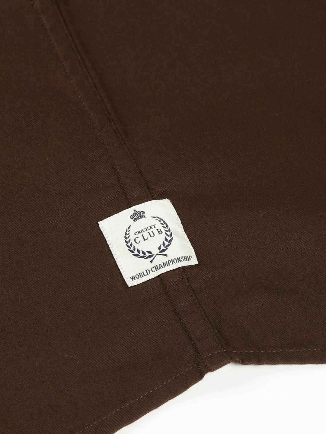 Thomas Scott Men Classic Slim Fit Button Down Collar Twill Weave Casual Shirt