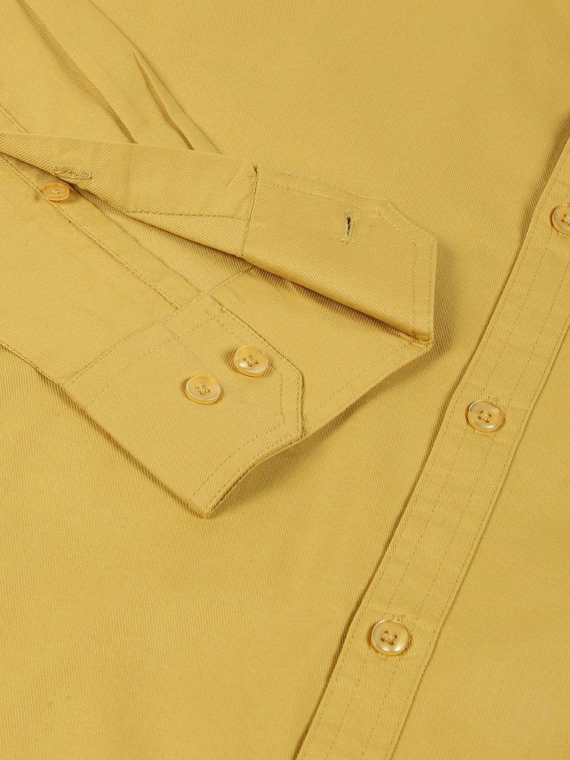 Thomas Scott Men Classic Slim Fit Button Down Collar Twill Casual Shirt