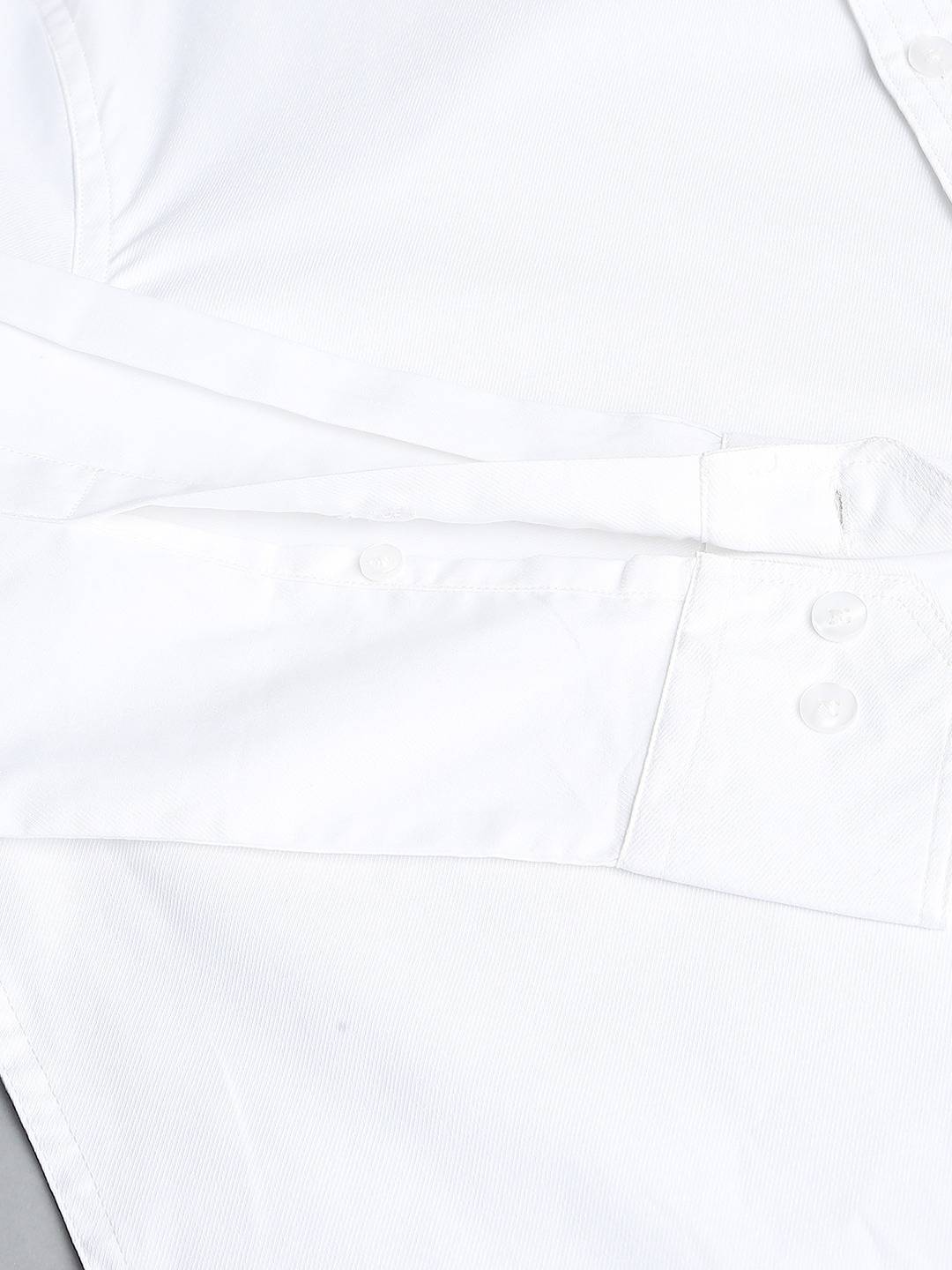 Thomas Scott Men Button Down Collar Slim Fit Cotton Casual Shirt