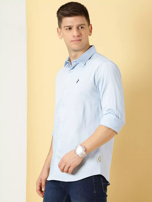Thomas Scott Men Classic Slim Fit Long Sleeves Casual Shirt