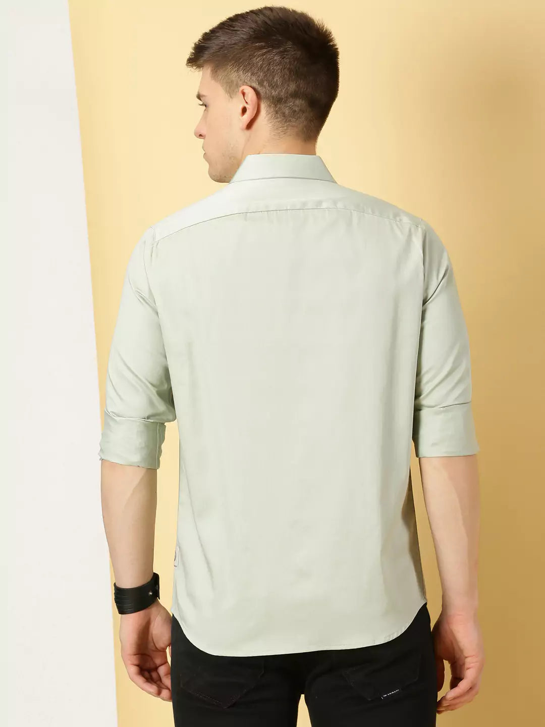 Thomas Scott Men Classic Slim Fit Long Sleeves Casual Shirt