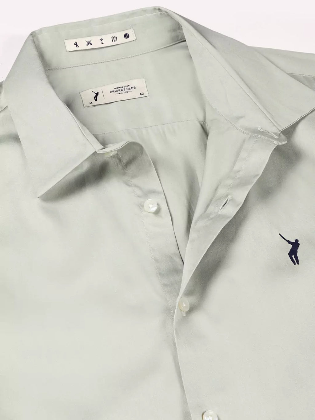 Thomas Scott Men Classic Slim Fit Long Sleeves Casual Shirt