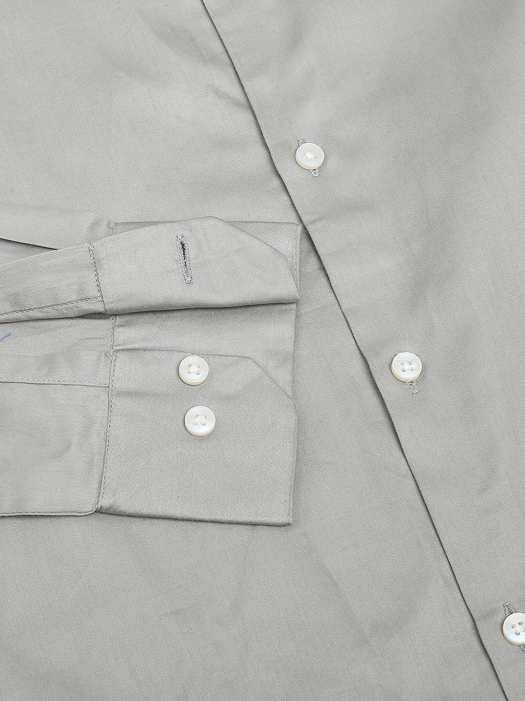 Thomas Scott Men Classic Slim Fit Spread Collar Casual Shirt