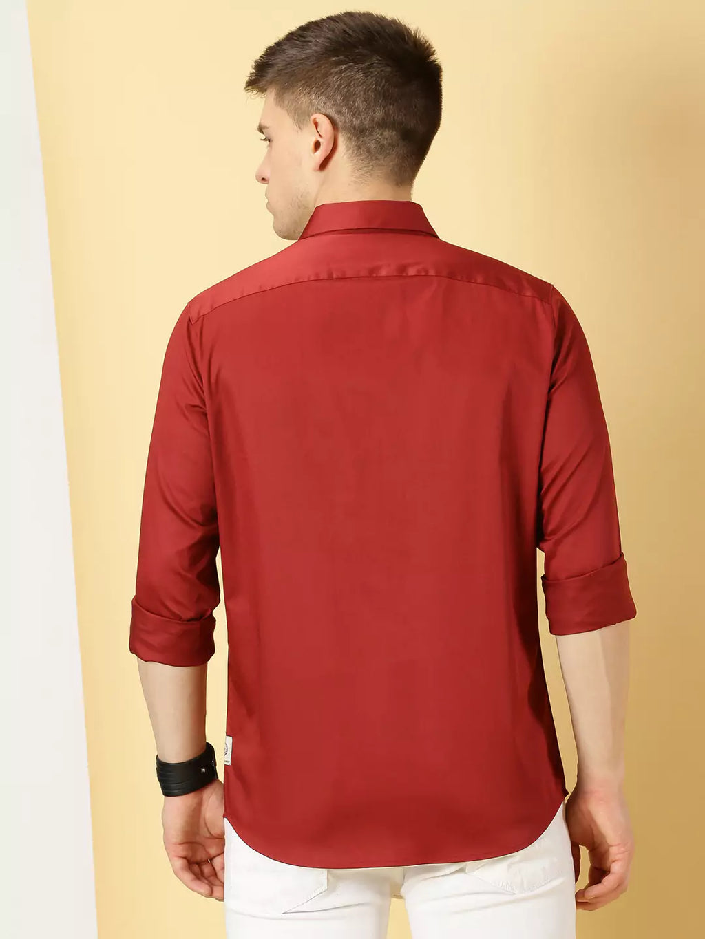 Thomas Scott Men Classic Slim Fit Long Sleeves Casual Shirt