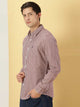 Classic Slim Fit Gingham Checked Pure Cotton Casual Shirt For Men