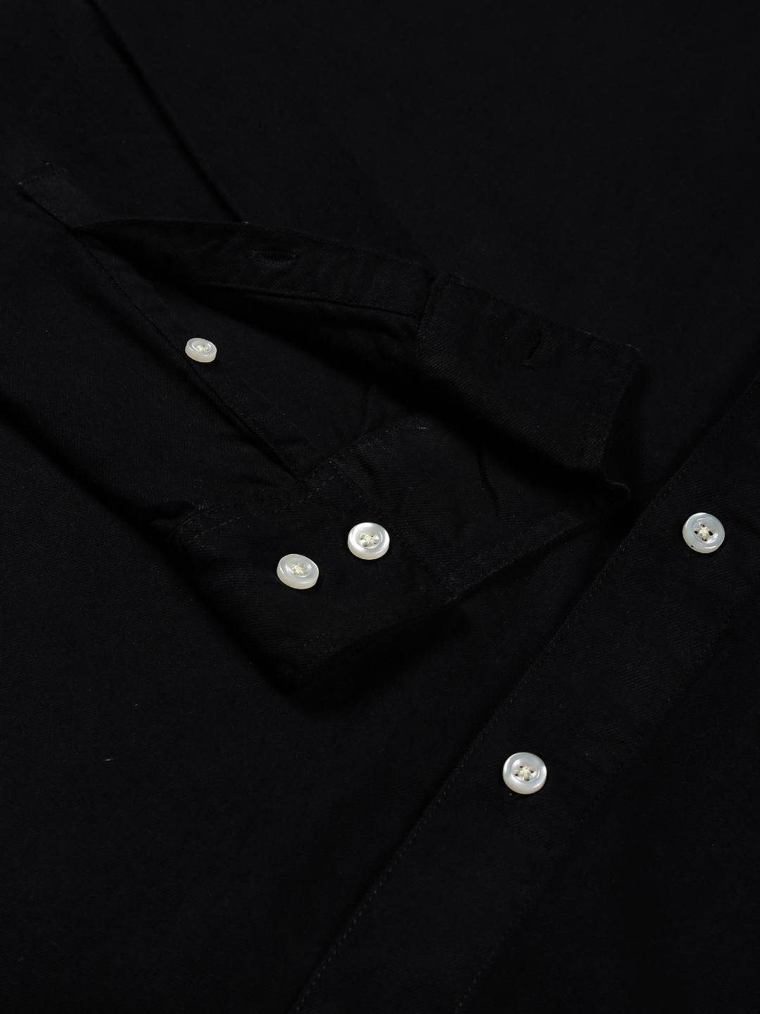 Thomas Scott Men Premium Slim Fit Button-Down Collar Twill Pure Cotton Casual Shirt