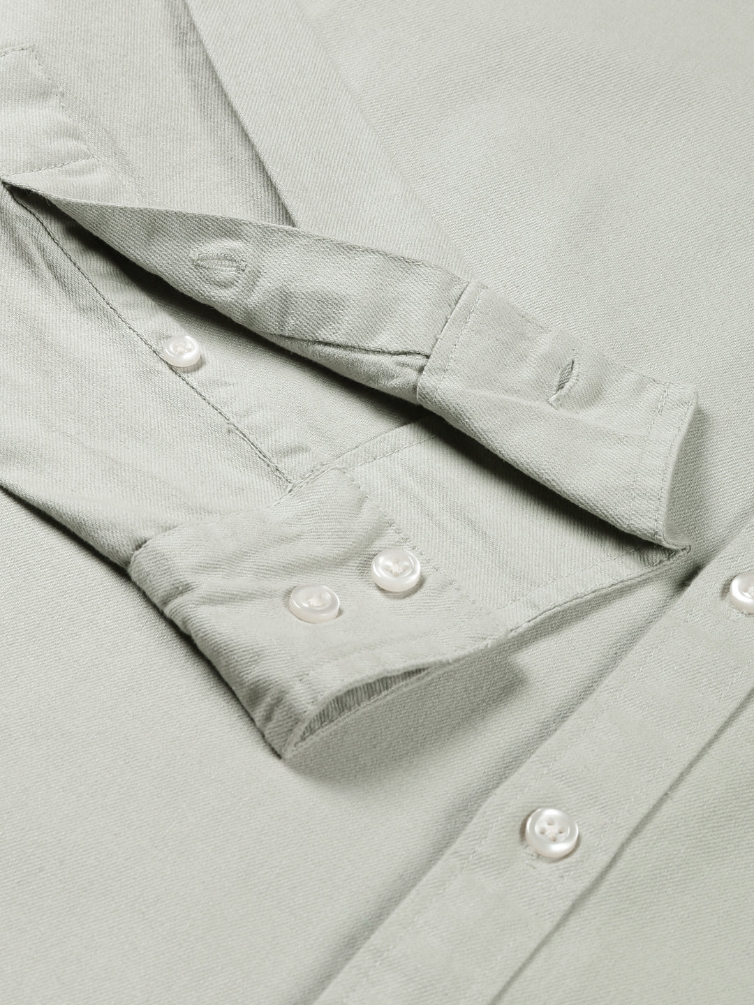 Thomas Scott Men Premium Button Down Collar Slim Fit Twill Pure Cotton Shirt