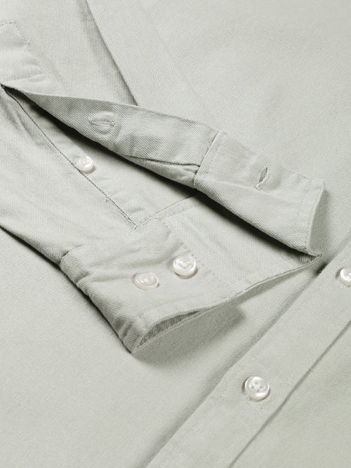 Thomas Scott Men Premium Button Down Collar Slim Fit Twill Pure Cotton Shirt