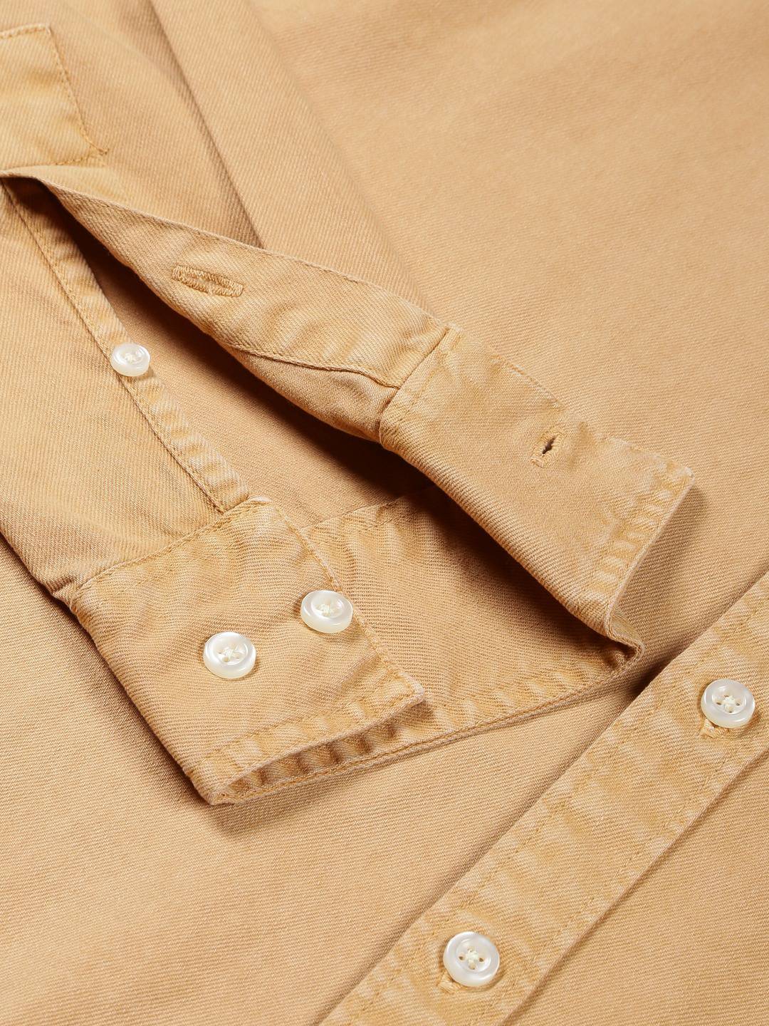 Thomas Scott Men Premium Button Down Collar Slim Fit Pure Cotton Shirt