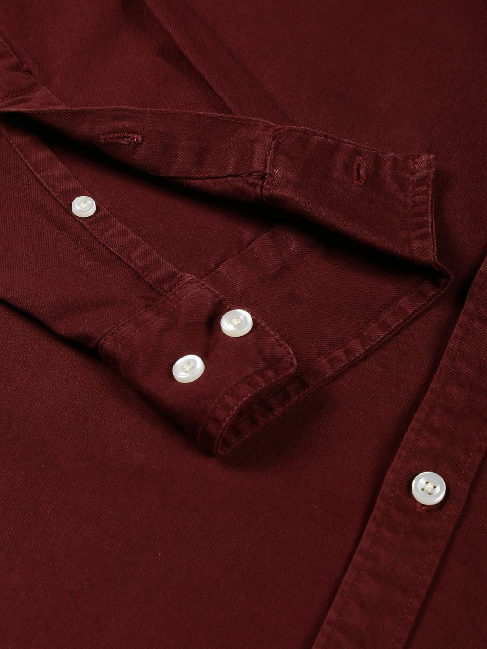 Thomas Scott Men Premium Slim Fit Button Down Collar Pure Cotton Casual Shirt