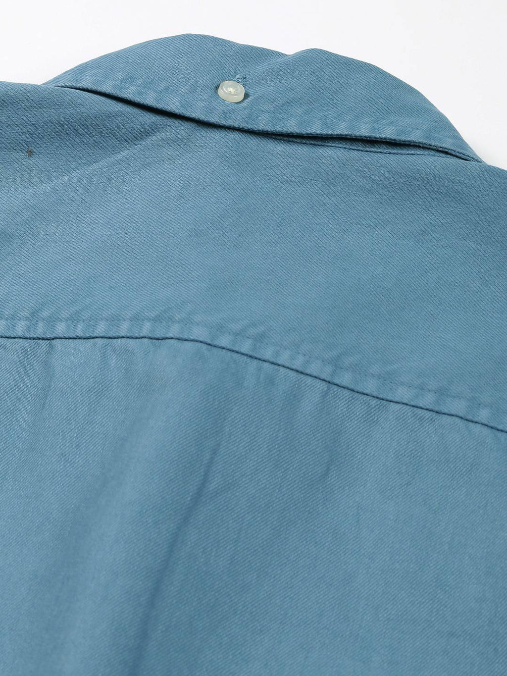 Thomas Scott Men Premium Slim Fit Button-Down Collar Twill Casual Pure Cotton Shirt