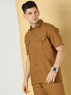 Thomas Scott Men Standard Spread Collar Cotton Oversized Casual Shirt