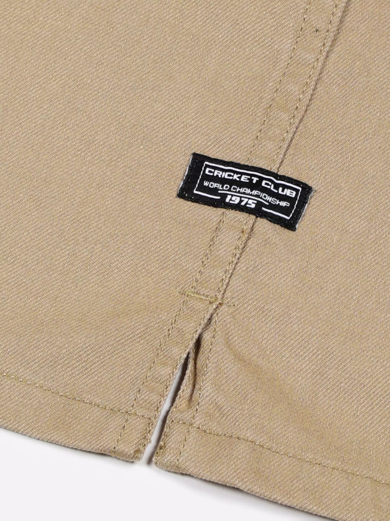 Thomas Scott Men Standard Oversized Twill Weave Pure Cotton Casual Shirt