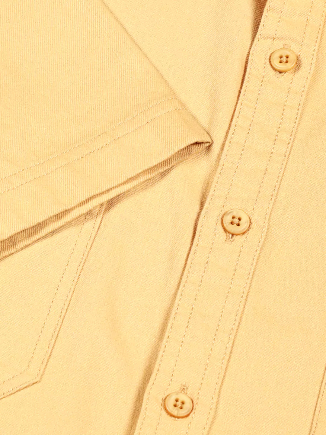 Thomas Scott Men Spread Collar Twill Weave Pure Cotton Casual Shacket