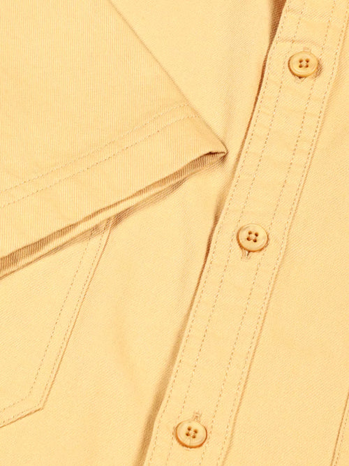 Thomas Scott Men Spread Collar Twill Weave Pure Cotton Casual Shacket