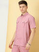 Thomas Scott Men Standard Oversized Twill Weave Pure Cotton Casual Shirt