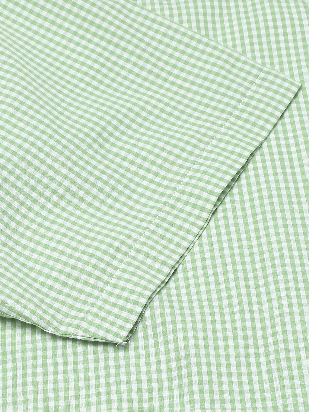 Thomas Scott Men Plus Size Standard Micro Checked Cotton Casual Shirt