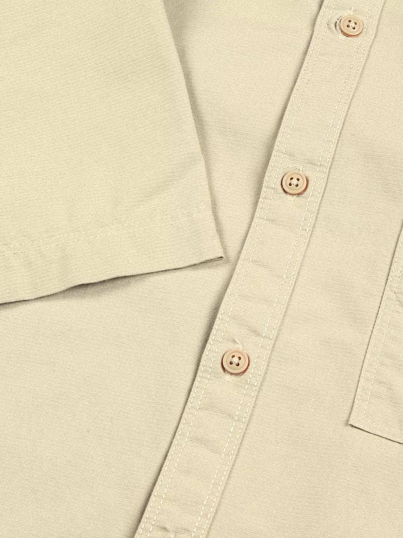 Thomas Scott Men Premium Cutaway Collar Solid Cotton Slim Fit Casual Shirt