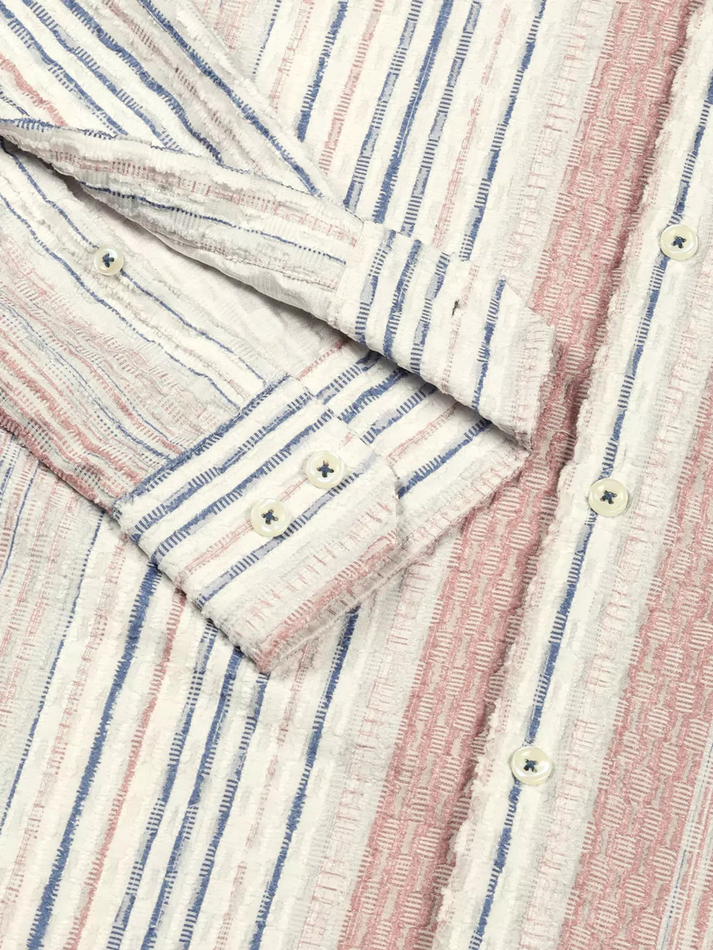 Thomas Scott Men Premium Slim Fit Opaque Striped Casual Shirt