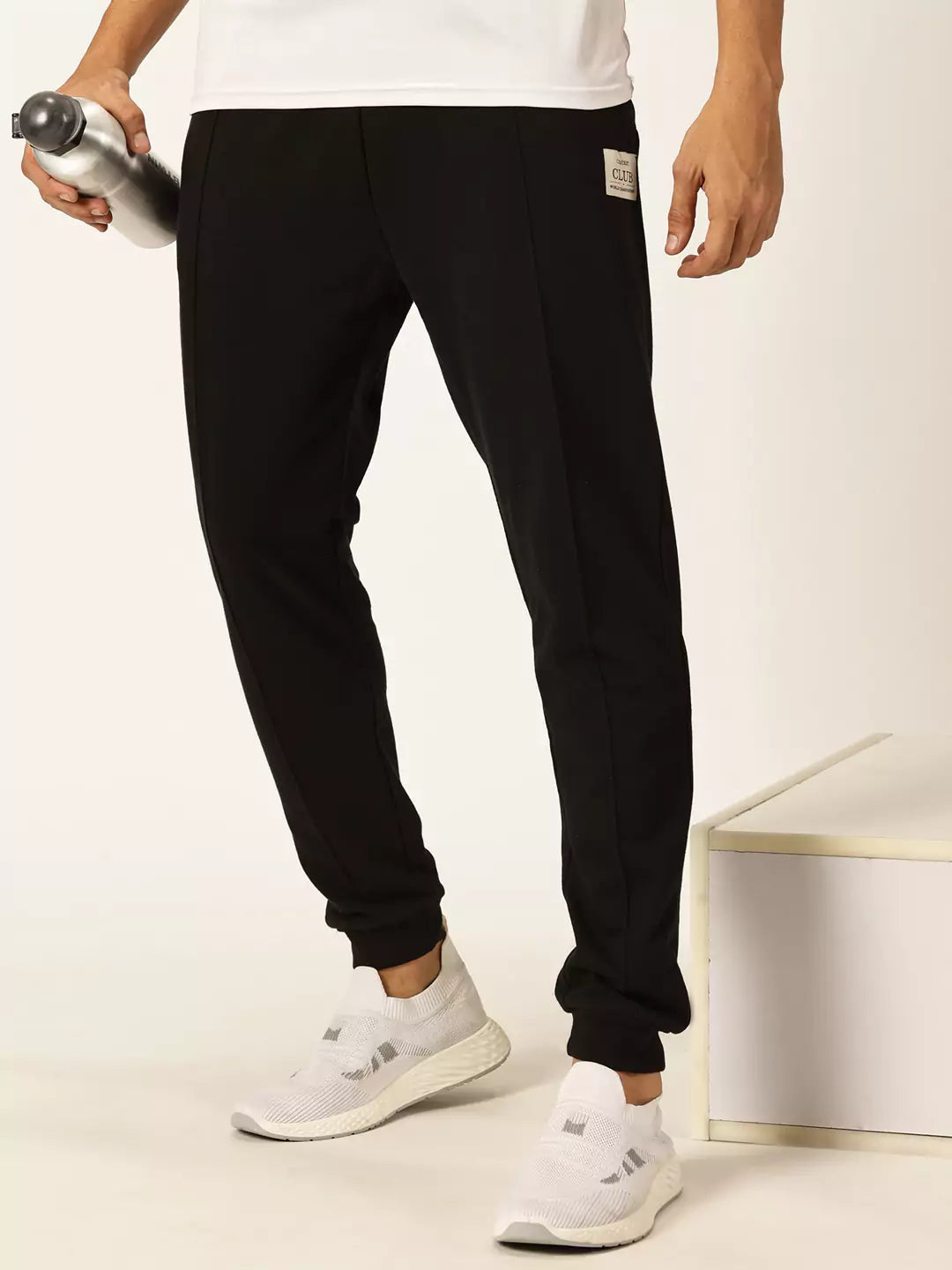 Thomas Scott Men Mid-Rise Straight-Fit Joggers