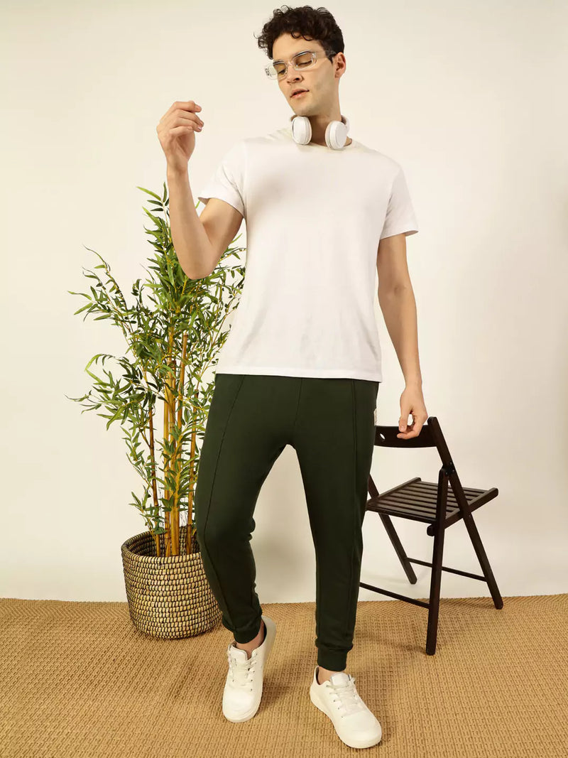 Thomas Scott Men Straight-Fit Mid Rise Joggers