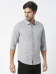 Thomas Scott Men Micro Checks Pure Cotton Slim Fit Casual Shirt