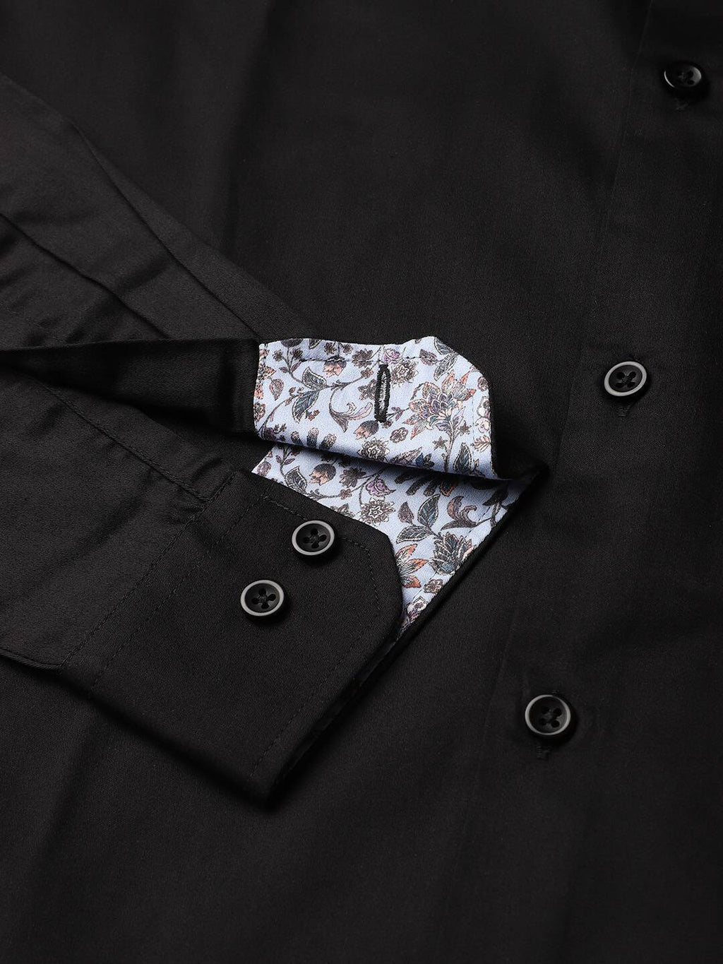 Thomas Scott Men Black Relaxed Pure Cotton Casual Sustainable Shirt