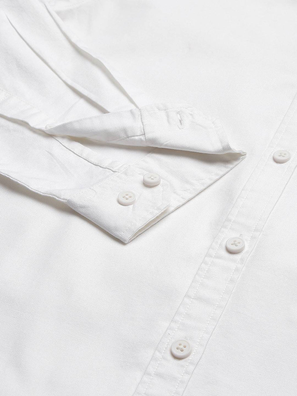 Thomas Scott Men White Slim Fit Pure Cotton Casual Sustainable Shirt