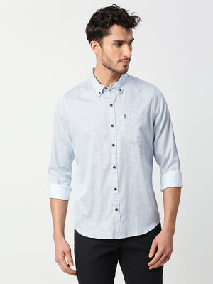 Thomas Scott Men Slim Fit Printed Casual Cotton Shirt