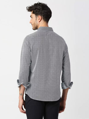 Thomas Scott Men Slim Fit Printed Casual Cotton Shirt