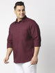 Thomas Scott Men Plus Size Cotton Casual Shirt