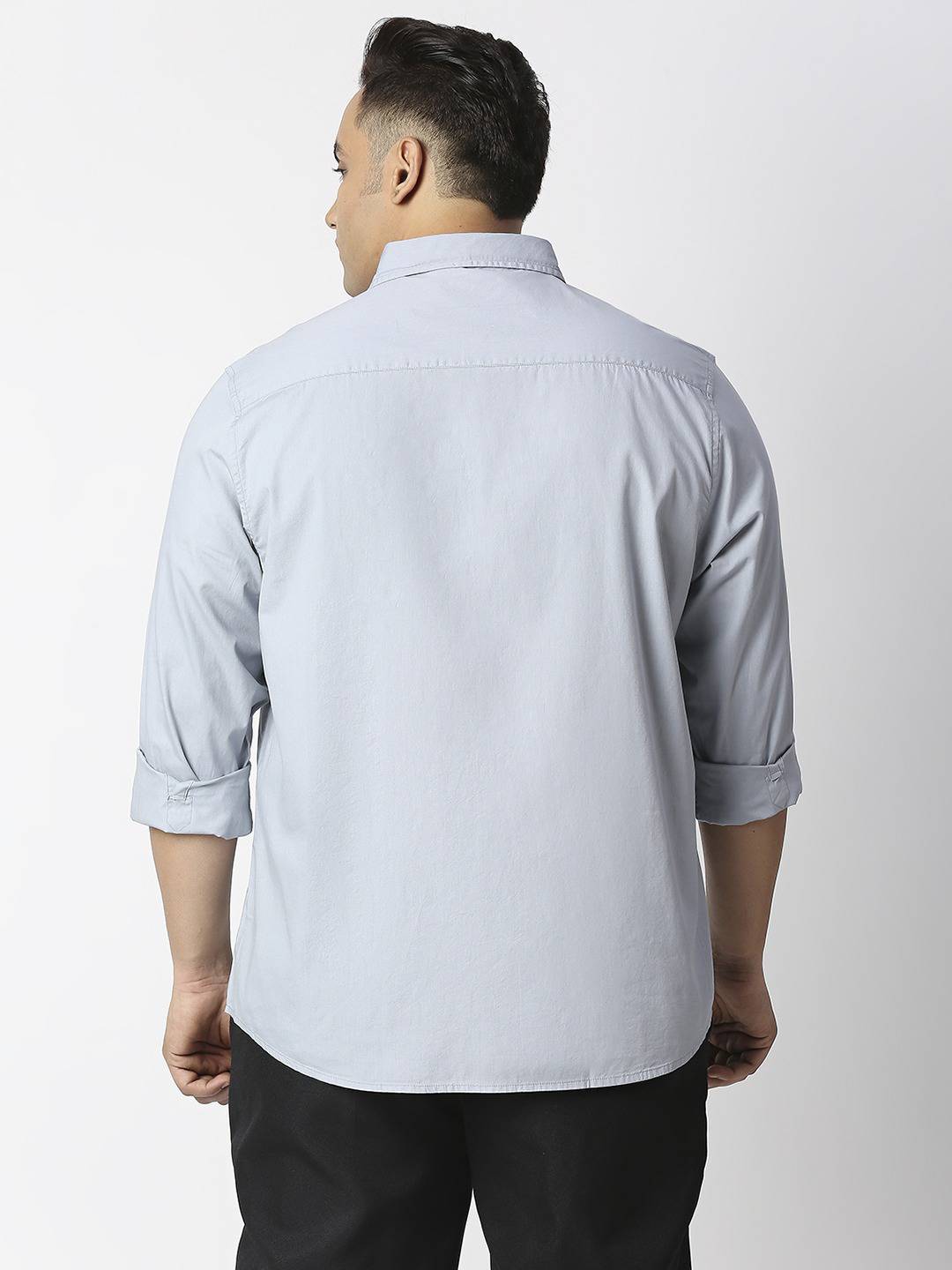 Thomas Scott Men Plus Size Cotton Casual Shirt